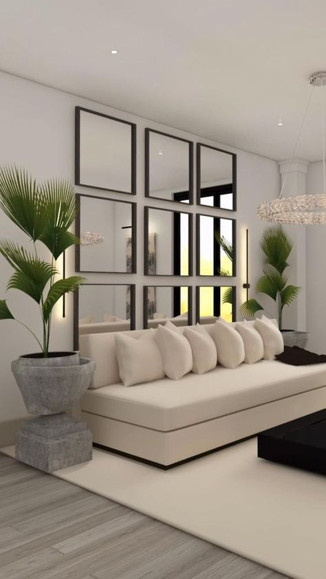 Transform your small cozy rectangle living room layout into a spacious oasis with this stunninggg small room idea. Explore the art of placing mirrors for an expansive feel, stylish wall sconces for ambient lighting, and lighting solutions tailored for apartments! Your dream small living room! . #SmallRoomIdeas #MirrorLivingRoom #WallSconcesLivingRoom #ApartmentLivingRoomDesign #HomeDecor Rectangle Living Room, Small Living Room Design, Apartment Living Room Design, Future Apartment Decor, Apartment Sofa, Living Room Decor Cozy, Home Design Living Room, Apartment Decor Inspiration, Room Idea