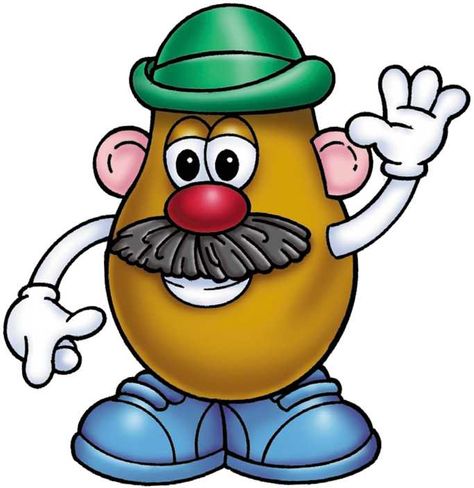 Mr Potato saludando Potato Picture Cute, Mister Potato, Potato Picture, Mr Potato, Mr Potato Head, Potato Heads, Potato Head, Art Patterns, Painted Stones