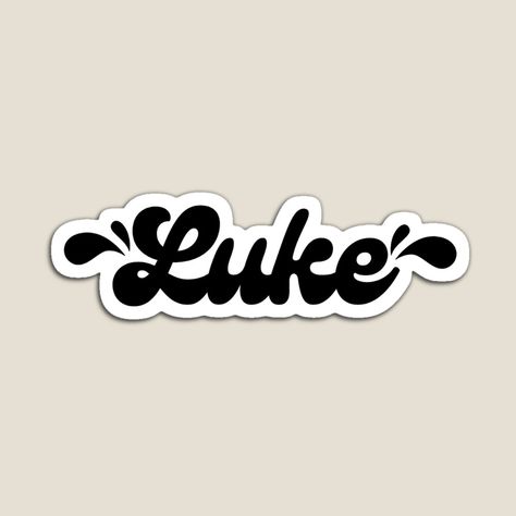 Get my art printed on awesome products. Support me at Redbubble #RBandME: https://www.redbubble.com/i/magnet/Luke-by-VITRARA/159682784.TBCTK?asc=u Luke Name, Boy Names, Magnets, ? Logo, Art Prints, Art