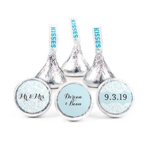 Personalized Wedding Reception Hershey's Kisses Candy Favors | Custom Stickers for Wedding Favors Pink Hershey Kisses, Personalized Candy Wrappers, Personalized Chocolate Bars, Online Candy Store, Kisses Candy, Hershey's Kisses, Custom Candy, Bulk Candy, Candy Favors