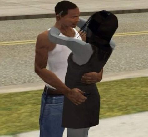 Gta Funny, Carl Johnson, Swag Pics, Funny Reaction, Hey Man, Reaction Face, Funny Profile, Funny Couples, San Andreas