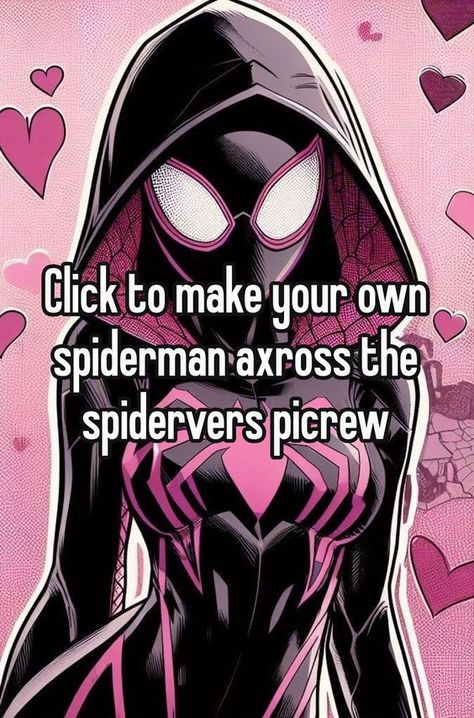 My Spiderman Oc, Spider Mutant Oc, How To Create A Spidersona, Spiderman Oc Ideas, How To Make Your Own Spidersona, Spiderverse Oc Art, Spider Man Oc Female, Game Websites When Bored, Spiderman Things To Make