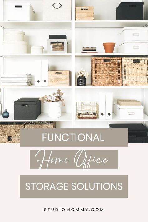 Professional Office Storage, Home Office Supplies Organization, Scandinavian Office Storage, Home Office Storage Solutions, Store Target, Amazon Home Office, Functional Home Office, Elegant Home Office, Office Closet