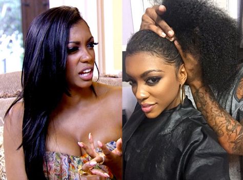 5 Beliefs About Natural and Relaxed Women That Need To Be Corrected  Read the article here - http://www.blackhairinformation.com/general-articles/opinion/general-opinion/5-beliefs-natural-relaxed-women-need-corrected-2/ Hair Shrinkage, Porsha Williams, 4b Hair, Best Natural Hair Products, Hair Regimen, Coconut Oil Hair, Playing With Hair, Relaxed Hair, Brazilian Virgin Hair