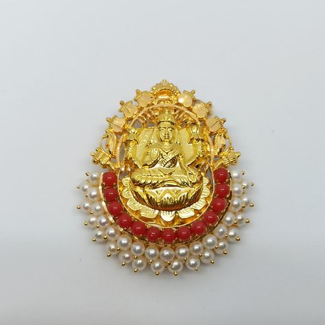 Lakshmi Kammalu Gold, Laxmi Gold Pendant, Laxmidevi Lockets Gold, Coral Pendant Indian Gold, Lakshmi Locket Gold, Gold Laxmi Pendent Designs, Necklaces Gold Simple, Stone Pendent Designs Gold, Gold Lakshmi Pendant Designs