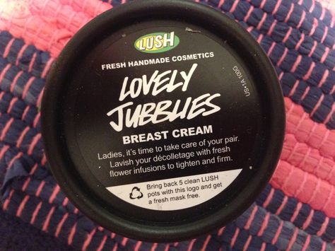 Lovely Jubblies Breast Cream: "Ladies, it's time to take care of your pair. Lavish your decolletage with fresh flower infusions to tighten and firm" Breast Firming Exercises, Lush Cosmetics, About Facebook, Handmade Cosmetics, Breast Lift, Breast Augmentation, Natural Health Remedies, Fresh Flower, Cruelty Free Beauty