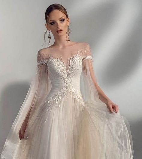 Fairy Wedding Reception Dress, Aurora Inspired Wedding Dress, White Swan Wedding Dress, Swan Princess Wedding Dress, Bird Wedding Dress, V Neck Ball Gown Wedding Dress, Mythical Wedding Dress, Swan Lake Wedding Dress, Fairytale Wedding Dress Enchanted