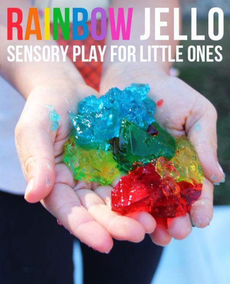 Mud Mates on for this fun, messy play activity for littlies - rainbow jelly sensory play! www.mudmates.co.nz Jelly Sensory Play, Jello Sensory Play, Jelly Play, Preschool Rainbow, Sensory Play For Babies, Edible Sensory, Miss Polly Had A Dolly, Meri Cherry, Messy Play Activities