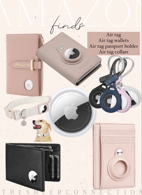 Gift ideas Air Tag Luggage, Air Tag Ideas, Collar Outfits Aesthetic, Air Tag Holder, Apple Air Tag, Dog Shock Collar, Apple Ipad Case, Air Tag, Apple Air