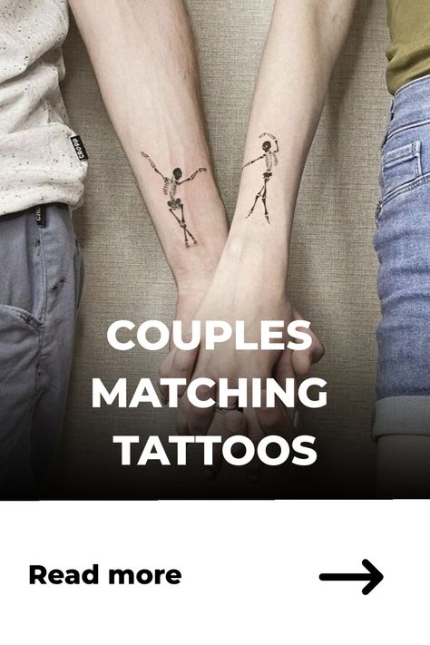 Couples Matching Tattoos Tattoos That Join Together, Couples Tattoos That Connect, Complementary Tattoos Couples, Matching Tattoos That Connect, Couples Connecting Tattoos, Ying Yang Couple Tattoo, Connecting Tattoos Couples, Tattoos Couples Matching, Dainty Couple Tattoos