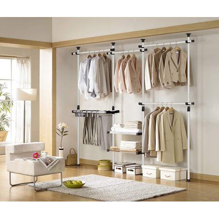 Maximize Closet Space, Shelf Hanger, Closet Rack, No Closet Solutions, Clothes Hanging, Hanger Organizer, Pant Hangers, Clothes Drying Racks, Hanger Rack