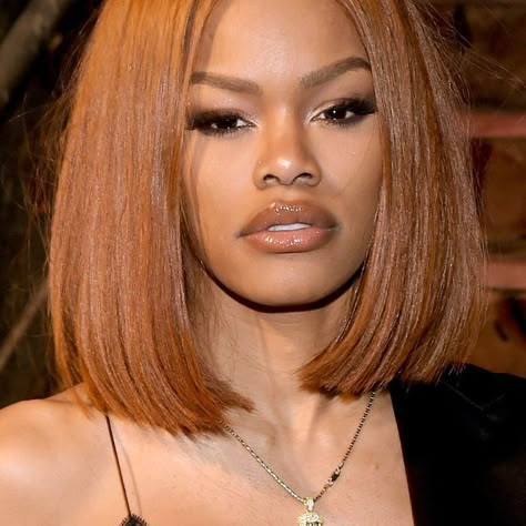 Hair Color On Brown Skin, Hair Color For Dark Skin Tone, Light Brown Hair Dye, Copper Brown Hair, Hair Color For Brown Skin, Hair Color For Dark Skin, Skin Tone Hair Color, My New Haircut, Color For Black Hair