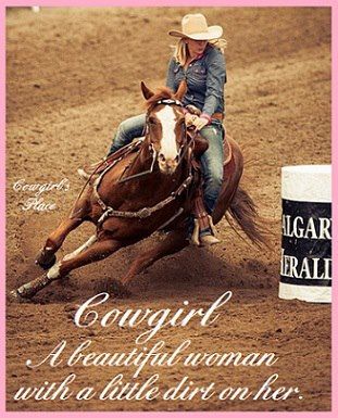 Cowgirls~God's gift to all mankind (: Foto Cowgirl, Rodeo Girls, Rodeo Cowboys, Barrel Racing Horses, Rodeo Horses, Wilde Westen, Barrel Horse, Rodeo Life, Cowgirl And Horse