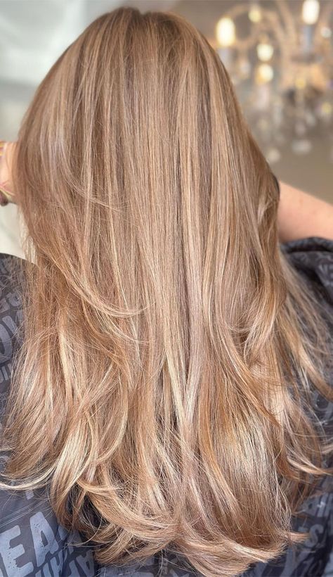 Honey Blonde Highlights Straight Hair, Highlights In Light Hair, Dark Blonde With Highlights Balayage, Short Hair Honey Blonde, Dark Gold Blonde Hair, Blonde With Honey Highlights, Highlights On Dark Blonde, Honey Blonde Highlights On Black Hair, Light Brown Hair Blonde Highlights