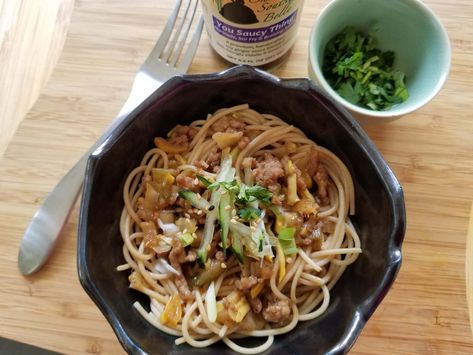 Mom’s Chinese Spaghetti recipe is a family and party FAVORITE especially with kids! A great way to “sneak in” veggies ... <a href="https://chinesesouthernbelle.com/recipe/moms-chinese-spaghetti/" class="more-link read-more">Continue Reading</a> Chinese Spaghetti, Leftover Spaghetti Noodles, Chili Spaghetti, Leftover Spaghetti, Steak And Rice, Whole Wheat Spaghetti, Southern Dishes, Asian Noodles, Spaghetti Noodles