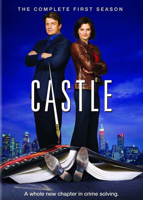 Poster for Season 1 - A whole new chapter in crime solving. #Castle Castle Tv Show, Michael Burry, Rick Castle, Castle 2009, Susan Sullivan, Castle Tv Series, Richard Castle, Castle Tv Shows, Castle Tv