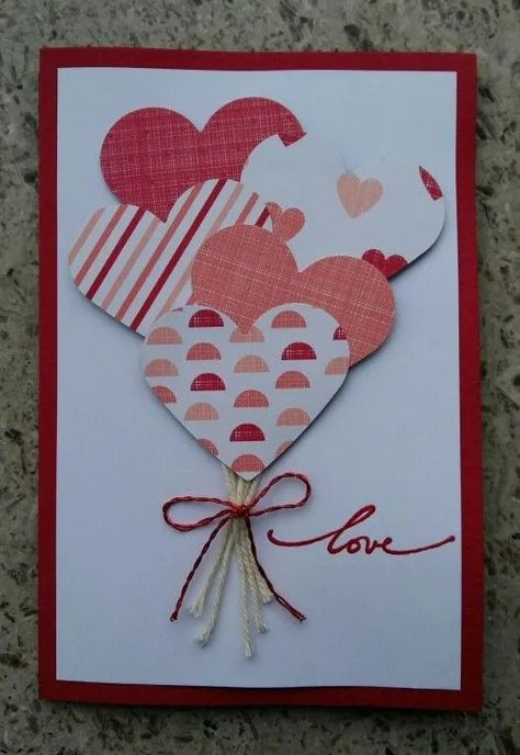 45+ Easy DIY Valentine's Day Crafts for Kids to Make - FeltMagnet Stampin Up Valentine Cards, Valentines Day Cards Diy, Valentines Day Cards Handmade, Diy Valentines Cards, Valentine Love Cards, Valentine's Day Crafts For Kids, Valentine Cards Handmade, Valentine Crafts For Kids, Homemade Valentines