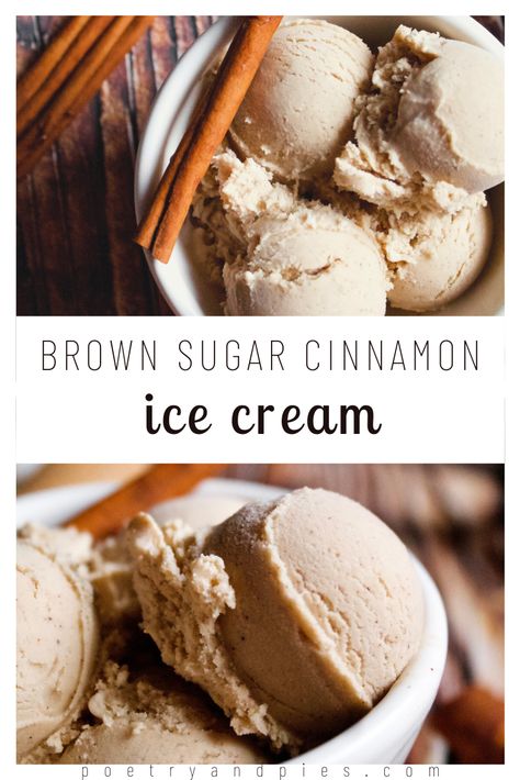 Cinnamon Ice Cream Recipe, Vegan Coconut Ice Cream, Holiday Ice Cream, Coconut Milk Ice Cream, Cinnamon Ice Cream, Butter Cinnamon, Eat Happy, Milk Ice Cream, Coconut Ice Cream