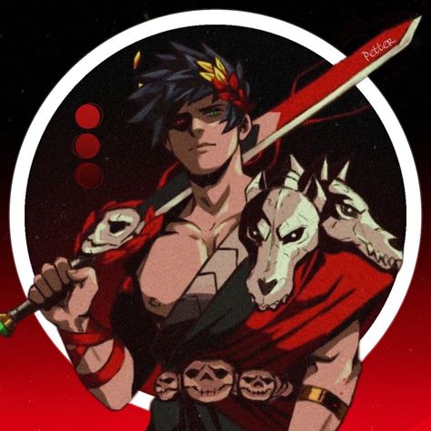 Zagreus Pfp, Hades Pfp, Hades Icon, Zagreus Hades, Hades Game, Son Of Hades, Swords, Character Art, Anime