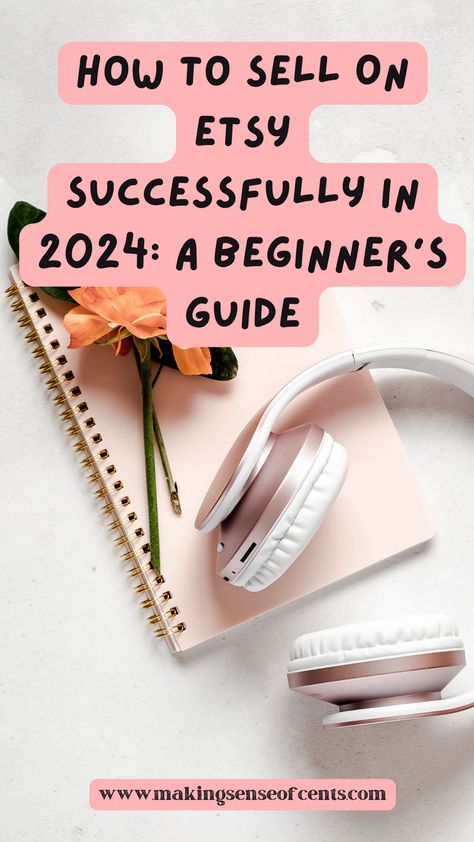 Find out how to sell on Etsy successfully in 2024 here. How To Get Started Selling On Etsy, How To List Items On Etsy, Best Items To Sell Online, Etsy Success Tips, Selling On Etsy Tips, Etsy Printables Ideas, How To Make An Etsy Shop, Successful Etsy Shop Vision Board, Best Items To Sell On Etsy