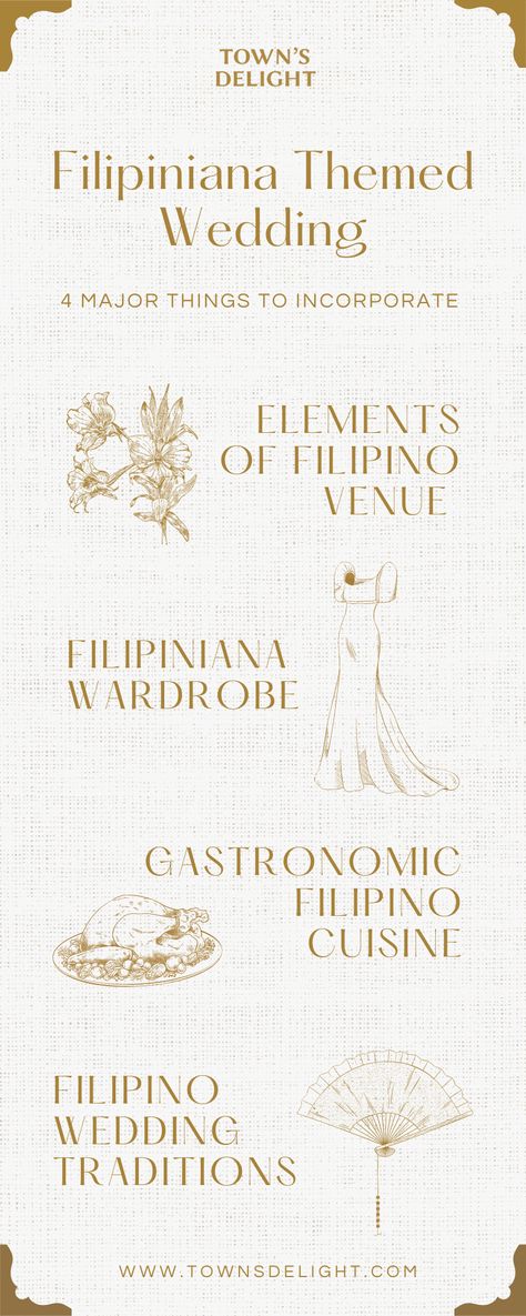 Filipino Inspired Wedding Invitations, Pinoy Themed Wedding, Wedding Invitations Filipiniana, Filipino Wedding Traditions Ideas, Wedding Entourage List Philippines, Pinoy Wedding Ideas, Modern Filipiniana Wedding Theme Invitation, Tropical Filipiniana Wedding, Filipino Giveaways Wedding