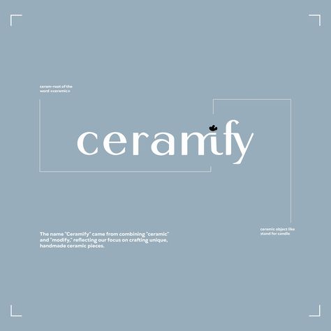 // idea of ceramify’s logo | detailed explanation @ceramify.studio Logo Explanation Design, Mockup Ideas, Mockup Logo, S Logo, Logo Mockup, July 17, Handmade Ceramics, Mockup, Branding