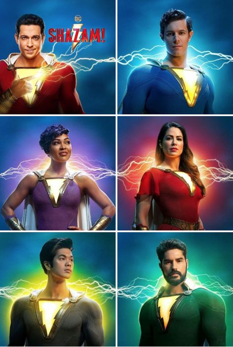 Justice League Artwork, Justice League Funny, Shazam Family, Shazam Movie, Justice League Characters, Justice League Comics, Captain Marvel Shazam, Superhero Poster, Marvel Characters Art