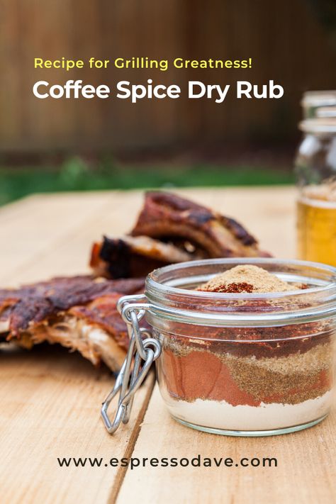 How to Make a Coffee Spice Dry Rub for Summer Grilling Coffee Rub Recipe, Coffee Content, Coffee Summer, Coffee Desserts, Coffee Rub, Dry Rub Recipes, Meat Rubs, Grilled Meats, Rub Recipes