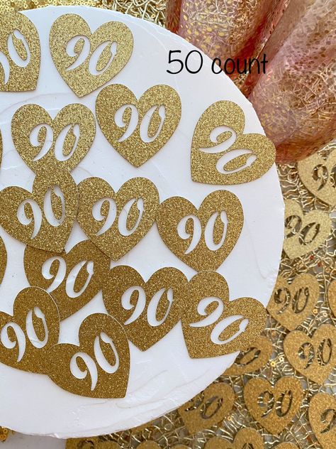 90th Birthday Ideas, 90th Birthday Party Ideas, Granny Party, 90th Birthday Centerpiece, 90th Birthday Party Decorations, Grandmas Birthday Party, Grandmas Birthday, 90th Birthday Decorations, Church Anniversary