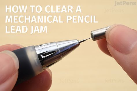 How to Clear a Mechanical Pencil Lead Jam Drawing Mechanical Pencils, Pentel Mechanical Pencils, Best Mechanical Pencil, Mechanical Pen, Mechanical Pencil, Mechanical Pencil Lead, Multi Pen, Pencil Crafts, Led Pencils