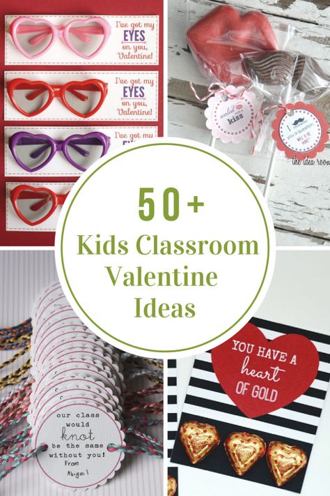 50-kids-classroom-valetines-ideas Class Valentines Gifts, Valentines Diy Kids, Kindergarten Valentines, Valentinstag Party, Valentines Gift Bags, Class Valentines, Valentine Gifts For Kids, Preschool Valentines, Idea Room