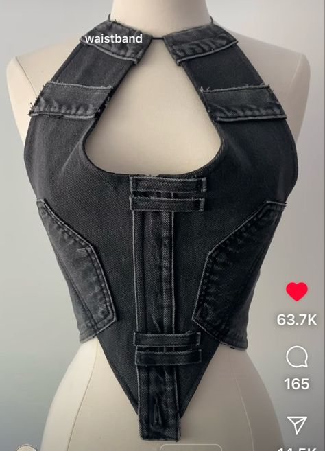 Reconstructed Denim, Denim Corset