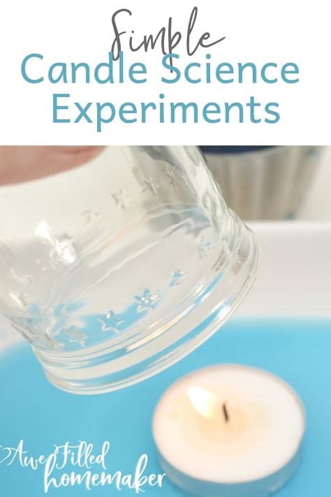 Science Experiments For Teens, Homeschool Experiments, Candle Science, Science Experiments Kids Elementary, Science Homeschool, Toddler Science Experiments, At Home Science Experiments, Simple Science, Science Crafts