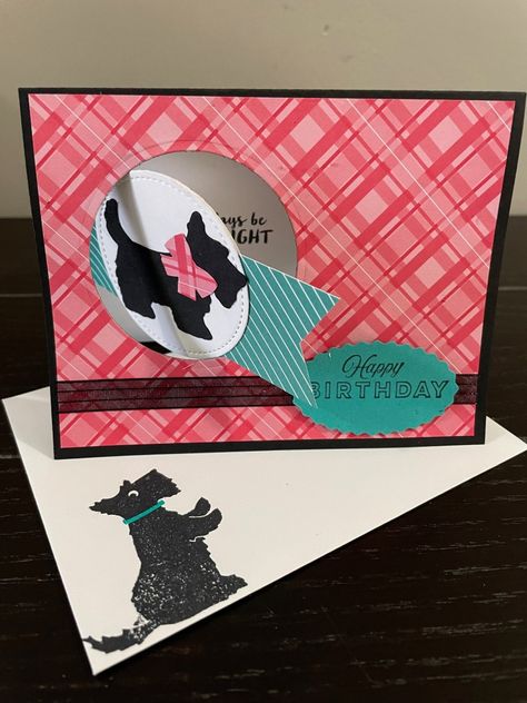 Christmas – Scottie Fun Fold Card – Canadian Stamper Stampinup Christmas Scottie, Su Scottie Dog, Scottie Dog Stampin Up Cards, Stampin Up Scottie Dog Cards, Christmas Scottie Stampin Up Cards, Stampin Up Christmas Scottie, Christmas Scottie, Happy Birthday Cards Handmade, Dog Christmas Card