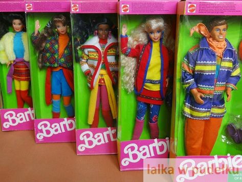 Barbie Benetton, Barbie Costume, 90s Toys, Ginny Weasley, Albus Dumbledore, Old Dolls, Angel Face, 90s Kids, Barbie World