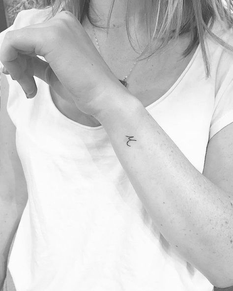 Letter M Tattoos, Jonboy Tattoo, Minimalist Tattoo Meaning, Typography Tattoo, M Tattoos, Muster Tattoos, Delicate Tattoo, Initial Tattoo, Subtle Tattoos