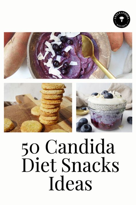 I know that finding satisfying snacks while on the Candida diet can be a challenge. But fear not; I've got you covered. I have put together a list of FIFTY candida diet snacks ideas that not only support your dietary restrictions, but also are delicious and can cater for any number of cravings. All are gluten-free, dairy-free, sugar-free and low carb of course. Bon appétit! Mevy Diet Recipes, Anti Candida Diet Recipes, Candida Diet Recipes Breakfast, Candida Diet Recipes Phase 1, Candida Diet Desserts, Candida Diet Recipes Dinner, Mevy Diet, Candida Breakfast Recipes, Candida Snacks