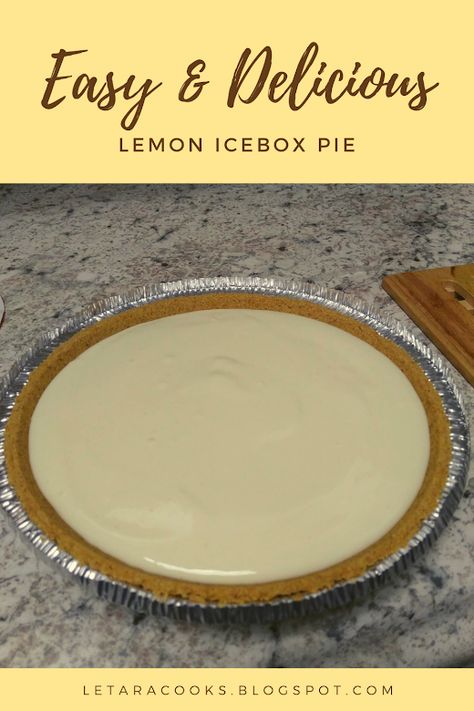 Easy Lemon Icebox Pie Condensed Milk, Lemon Icebox Pie With Cream Cheese, Lemon Icebox Pie Eagle Brand No Bake, Lemon Refrigerator Pie, Lemon Ice Box Pie Recipe Condensed Milk, Easy Lemon Pie 3 Ingredients, Lemon Icebox Pie Eagle Brand, Icebox Lemon Pie, Lemon Ice Box Pie Recipe