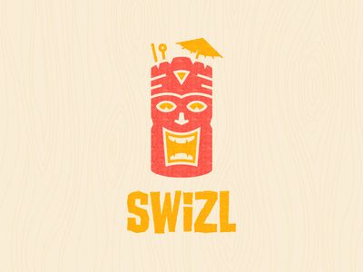 Swizl Unused Tiki Logo V2 Tiki Logo, Logo Gif, Tiki Bar, Creative Professional, Gif, Graphic Design, Bar, ? Logo, Fictional Characters