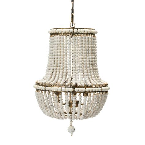 "Buy the 21\" Draped Wood Bead Chandelier at Michaels. com. This carefully crafted and versatile fixture showcases multiple sources of light tucked behind hand-draped beadwork to instantly create the perfect atmosphere for entertaining guests. Hang it in a foyer, dining room, or living area for the ultimate combination of style and warmth. Add a touch of cozy glamour to any gathering space with this stunning wood bead chandelier style ceiling light. With contrasting textures of distressed wood a Boho Chandeliers, Boho Transitional, Sources Of Light, Foyer Dining Room, Modern Ceiling Light Fixtures, Bead Chandelier, Boho Lighting, Boho Chandelier, Wood Bead Chandelier