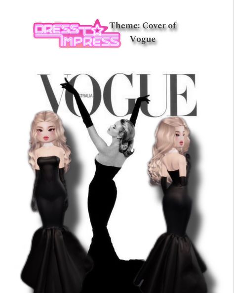 Dti , dress to impress , theme , cover of vogue , vogue Cover Of Vogue Outfit Inspo Dti, Magizen Covers Dress To Impress, Dti Vogue Theme, Dti Cover Of Vogue No Vip, Dti Magazine Cover Vip, Dress To Impress Outfits Cover Of Vogue, Dti Theme Cover Of Vogue, Cover Of Vogue Dti Outfit, Dti Theme Magazine Cover