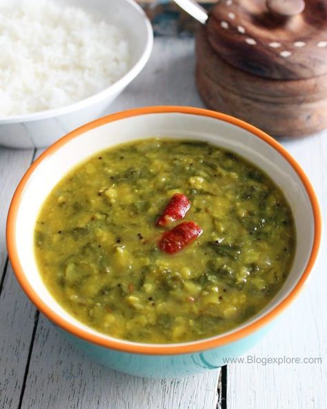 Andhra Pappu Recipe, Pappu Recipe, Indian Dal Recipe, Spinach Dal, Hebbars Kitchen, Dal Curry, Mutton Curry Recipe, Indian Fast Food, Dhal Recipe