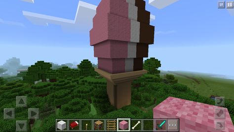 Minecraft Slushie Machine, Ice Cream Truck Minecraft, Ice Cream Shop In Minecraft, Ice House Minecraft, Minecraft Ice Cream Shop, House Inside, Minecraft Skins, Ice Cream Shop, Minecraft Houses