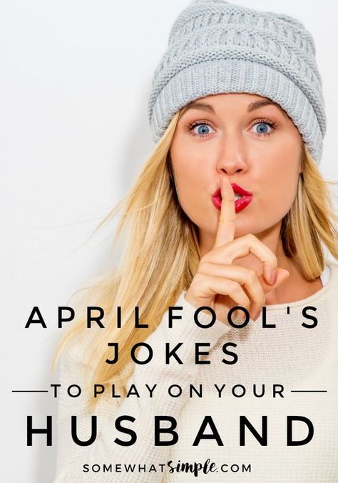 They say one sign of a good marriage is how much you laugh with each other. Let's put that to the test with these fun April Fool's Jokes for your spouse! Boyfriend April Fools Pranks, Funny April Fools Jokes, April Fools Pranks For Adults, April Fools Tricks, Best April Fools Pranks, Funny April Fools Pranks, Pranks To Pull, Easy Pranks, April Fools Day Jokes