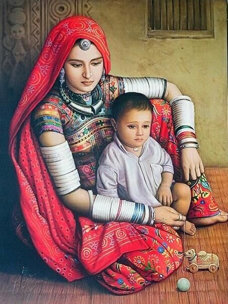 Manufacturer & Exporters of Colourful Rajasthani women oil paintings in India. Classic Oil Painting offering fine quality Colourful Rajasthani women oil paintings at Affordable Price. | ID - 2373194 Painting Rajasthani, Paintings Nature, Nature Woman, Rajasthani Painting, Rajasthani Art, Indian Women Painting, Indian Art Gallery, Art Village, Beautiful Art Paintings