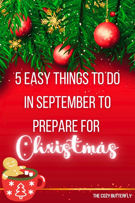 Christmas Preparation, Holiday Planning, Festive Season, Stress Free Holidays, Christmas Joy, Holiday Relaxation, Early Christmas, Holiday Magic, Holiday Traditions, Seasonal Preparations, Christmas Bliss, Christmas Cheer, Preparing For Christmas, Holiday Shopping, Christmas Decor Things To Do In September, Christmas In September, Prepare For Christmas, Preparing For Christmas, Ber Months, Christmas Preparation, Helpful Things, Christmas Planning, Holiday Planning