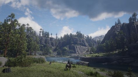 Red Dead Redemption 2 scenery Red Dead Redemption 2 Scenery, Red Dead Redemption 2 Landscape, Rdr2 Scenery, Diy Beer Pong Table, Minecraft Garden, Witcher Wallpaper, Red Dead Online, Read Dead, Cabin In The Mountains