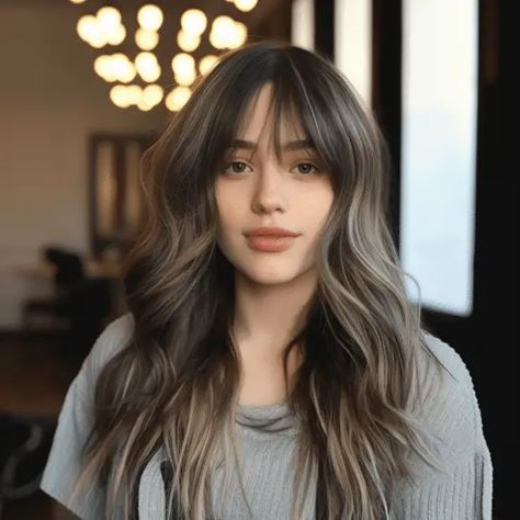 43 Stunning Curtain Bangs with Layers Hairstyle Ideas Cute Curtain Bangs Hairstyles, Peekaboo Bangs, Long Soft Layers, Cute Curtain Bangs, Curtain Bangs Hairstyles, Curtain Bangs With Layers, Bangs With Layers, Caramel Blonde Hair, Peekaboo Highlights