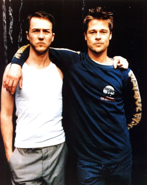 Sexy Nation: Brad Pitt & Edward Norton Marla Singer, Edward Norton, Tyler Durden, Septième Art, I Love Cinema, Forrest Gump, Charles Bukowski, Paros, Film Serie