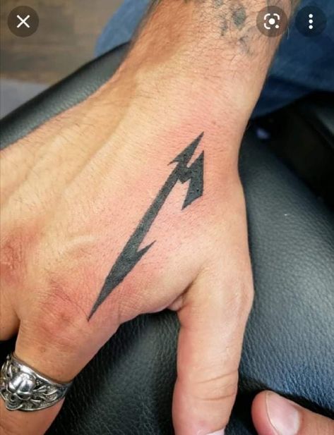 Metallica Logo Tattoo, Rock And Roll Tattoo, Rockstar Tattoo, Metallica Tattoo, Celtic Cross Tattoos, Rock Tattoo, M Tattoos, Petit Tattoo, 4 Tattoo